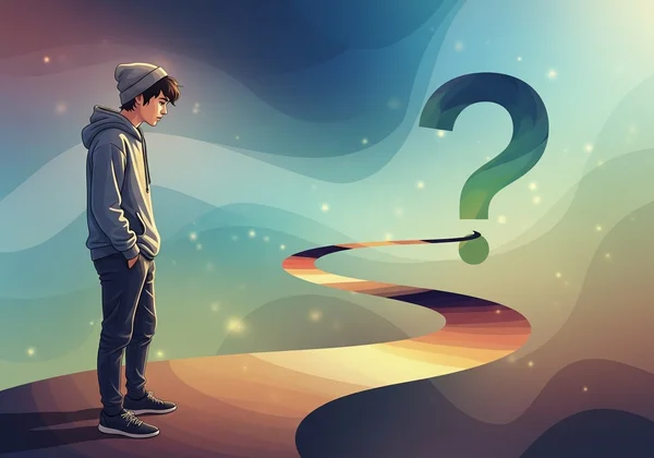 A thoughtful teen on a path of identity and support.