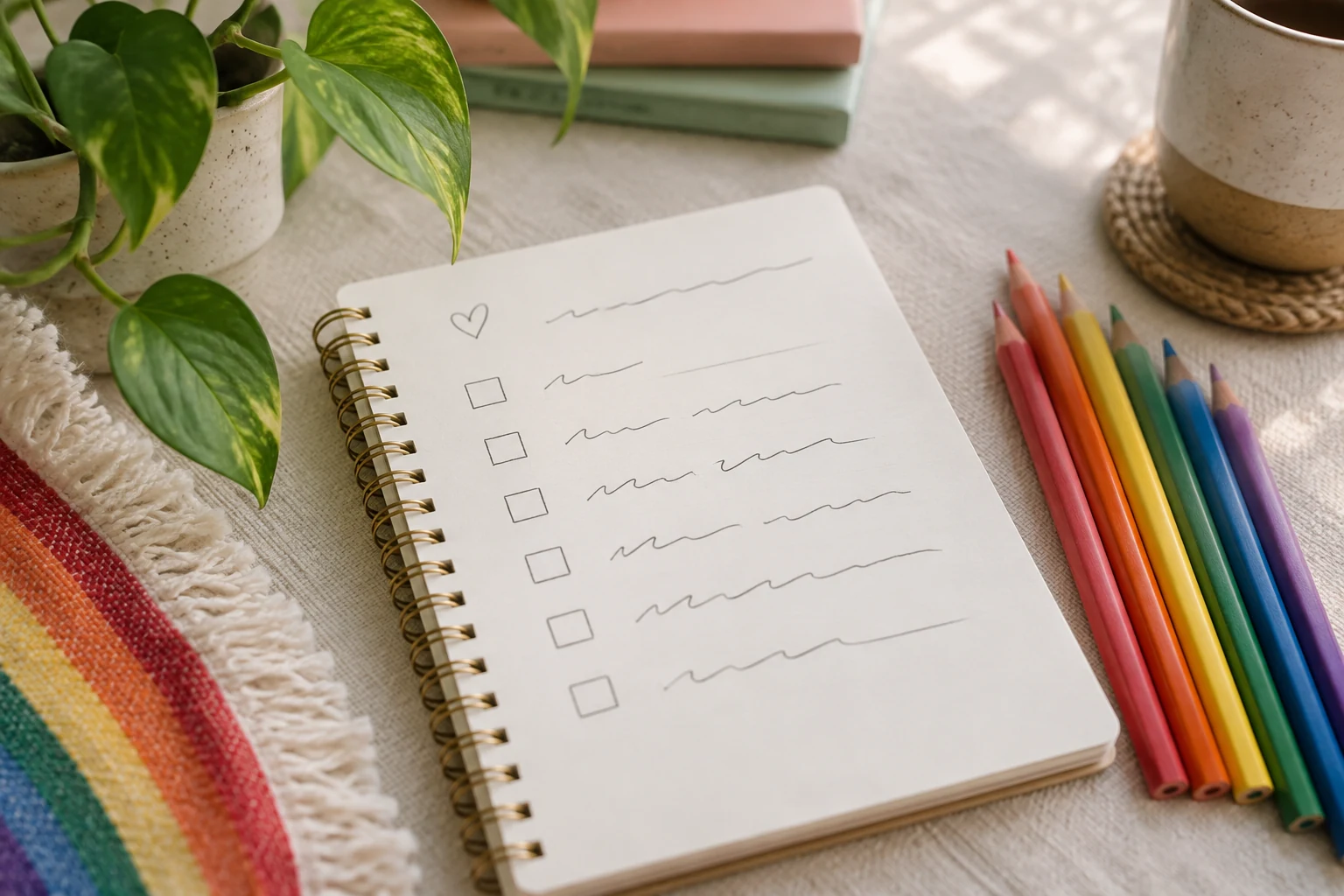 Calm self-reflection checklist